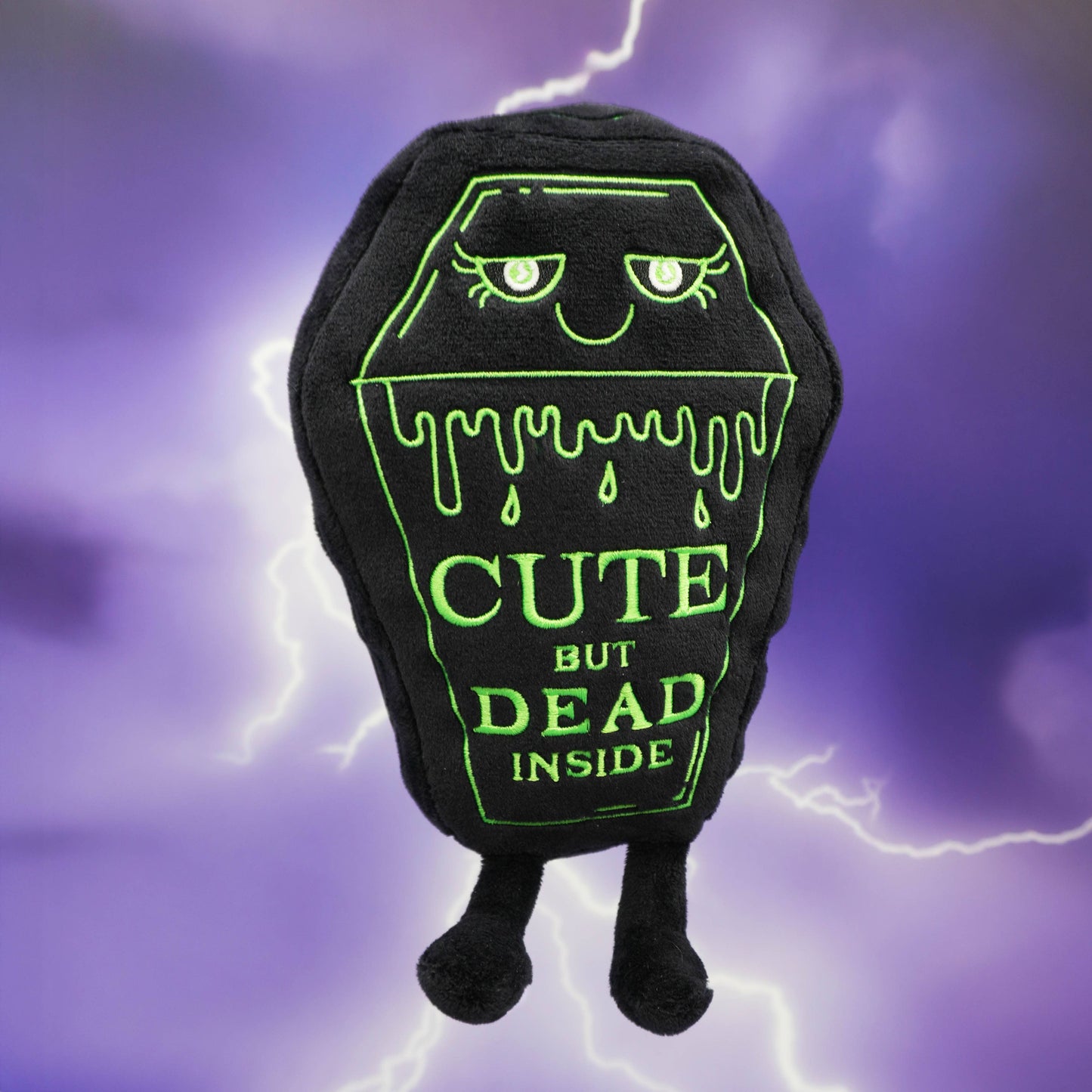 "Cute But Dead Inside' Coffin Plush