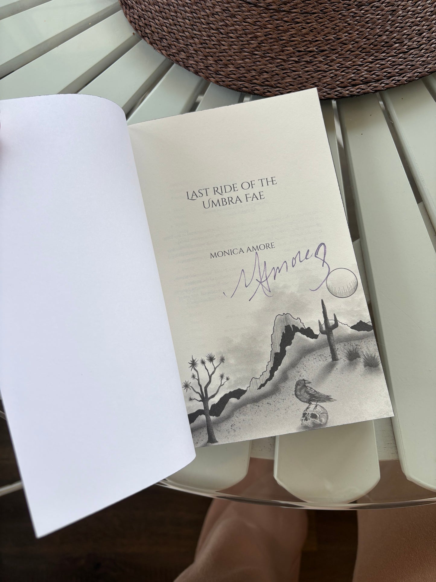 Last Ride Of The Umbra Fae by Monica Amore - Signed Copy