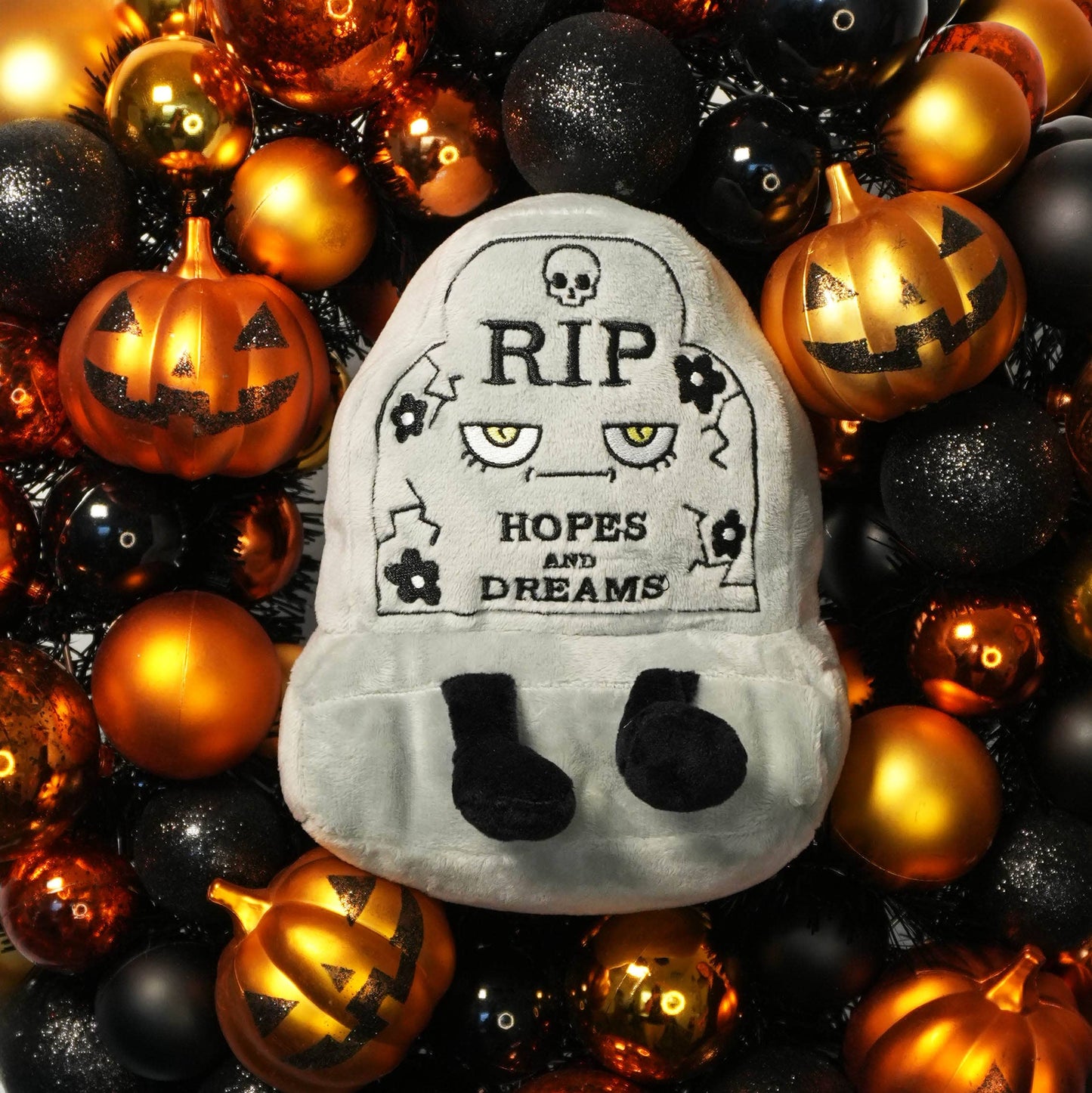 "RIP Hopes and Dreams" Headstone Plush
