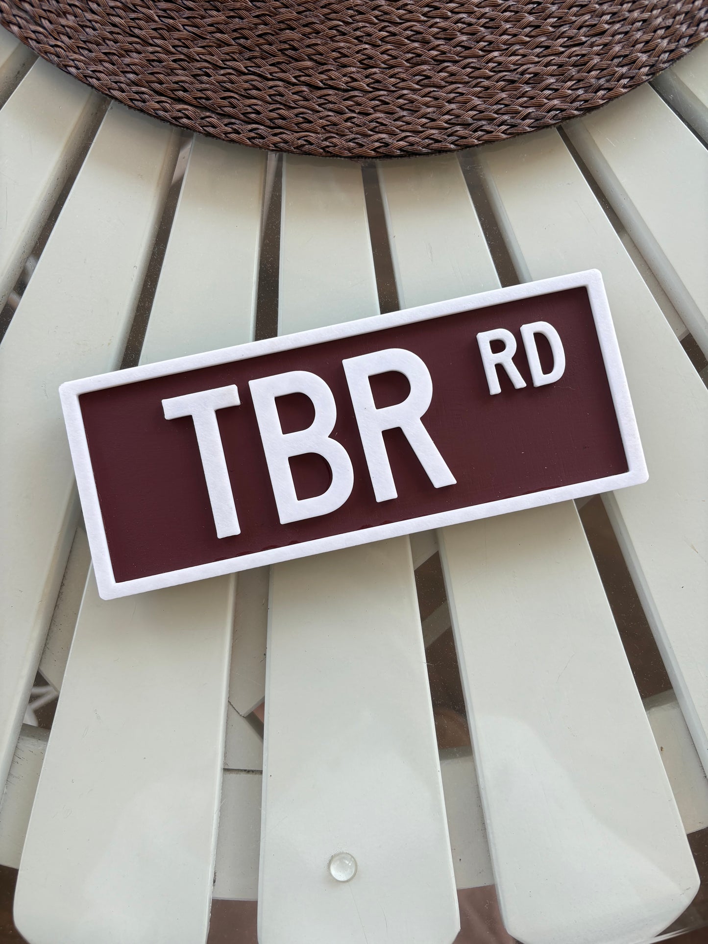 TBR Street Sign