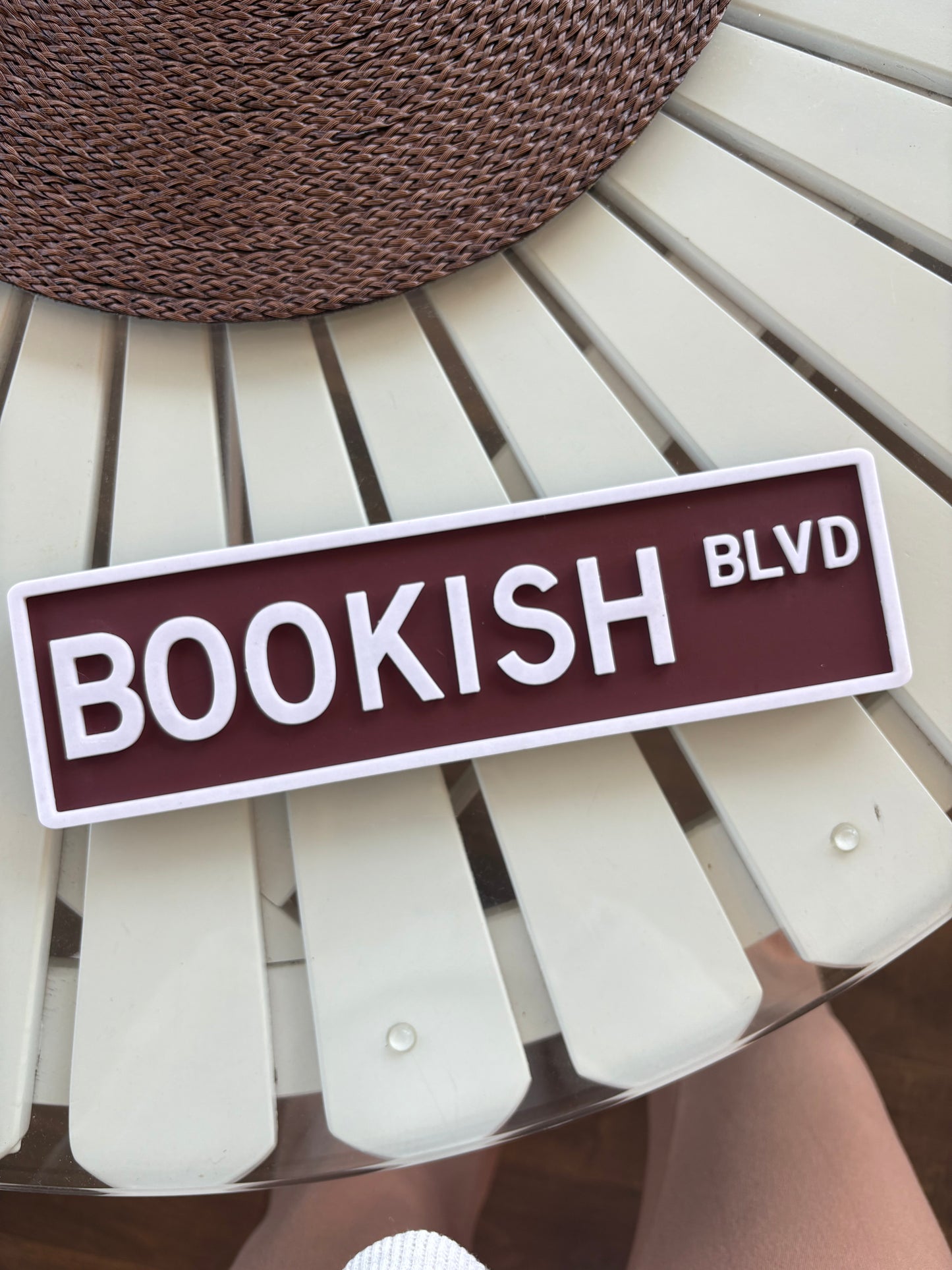 Bookish Street Sign