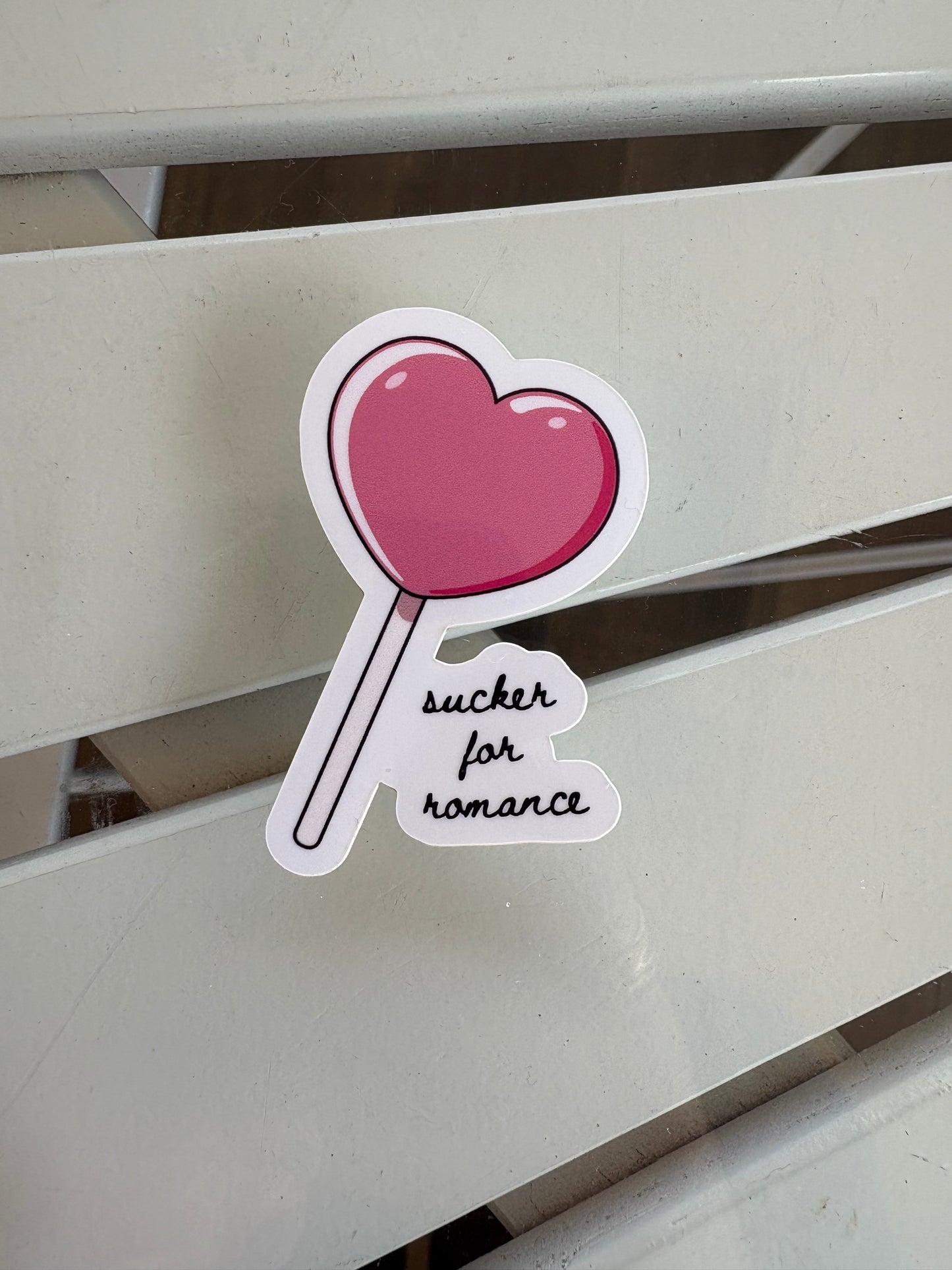 Sucker For Romance Sticker
