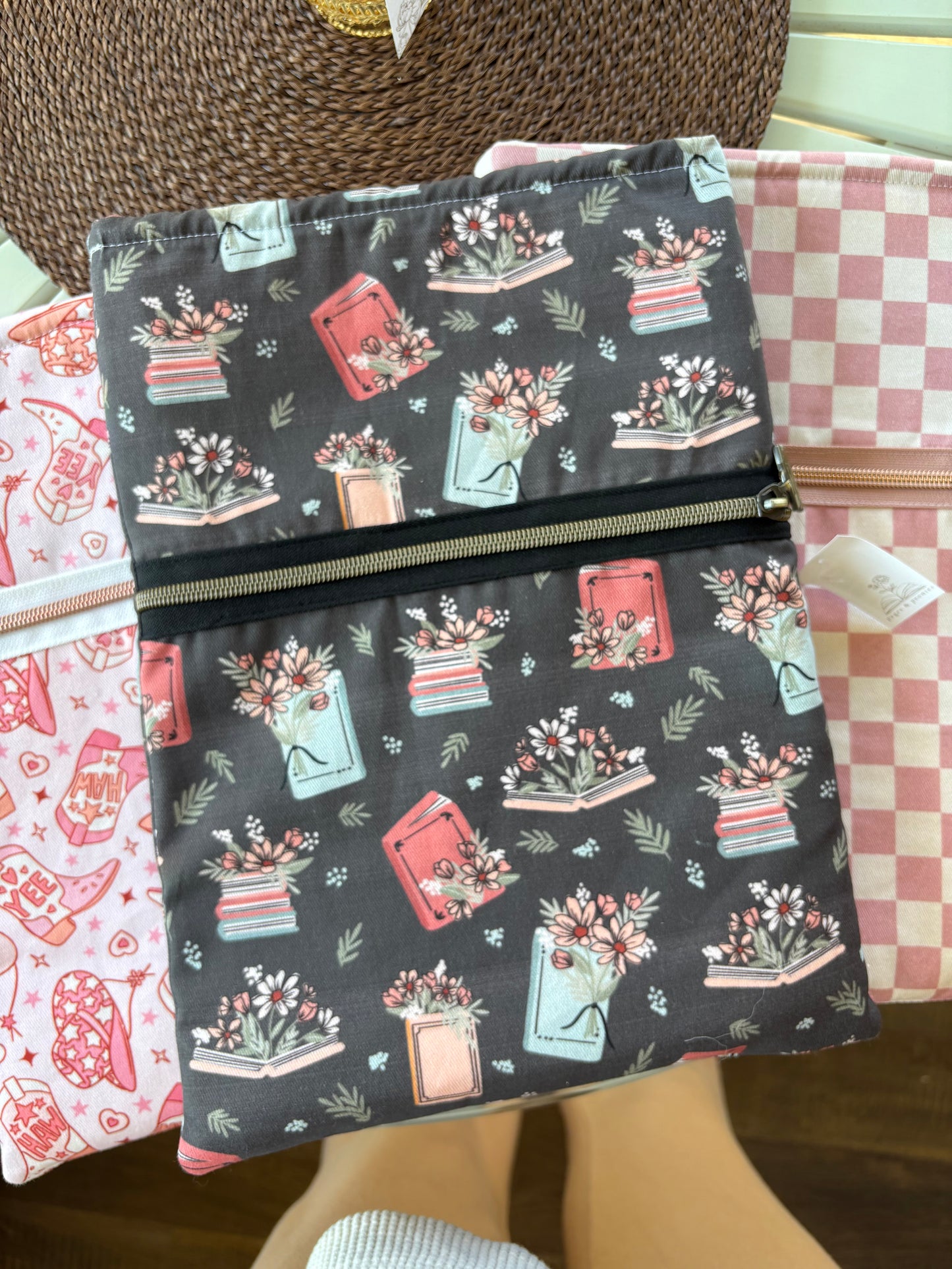 Large Padded Book Sleeve (great for an ipad or kindle scribe)
