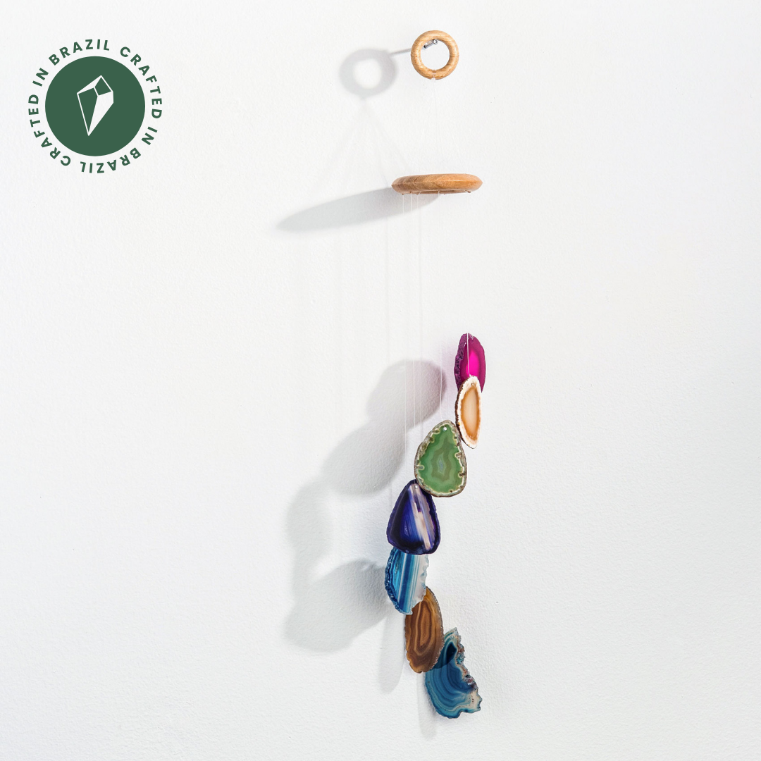 Rainbow Agate Wind Chimes