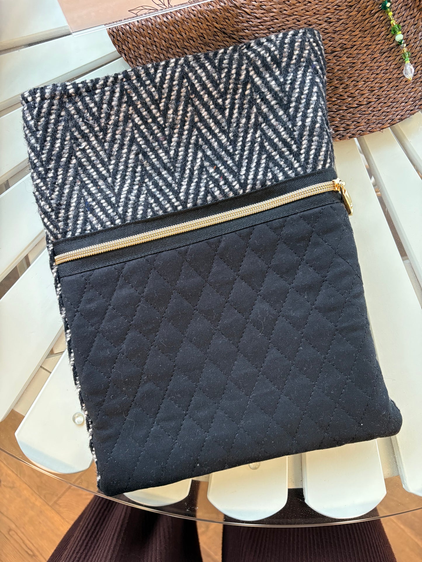 Large Padded Book Sleeve (great for an ipad or kindle scribe)