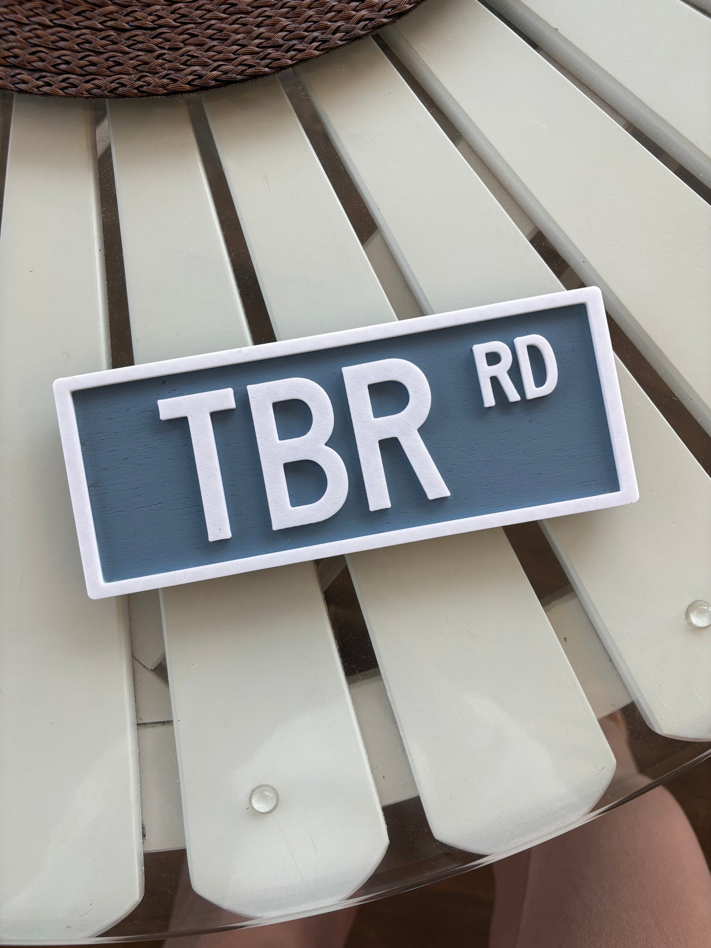 TBR Street Sign