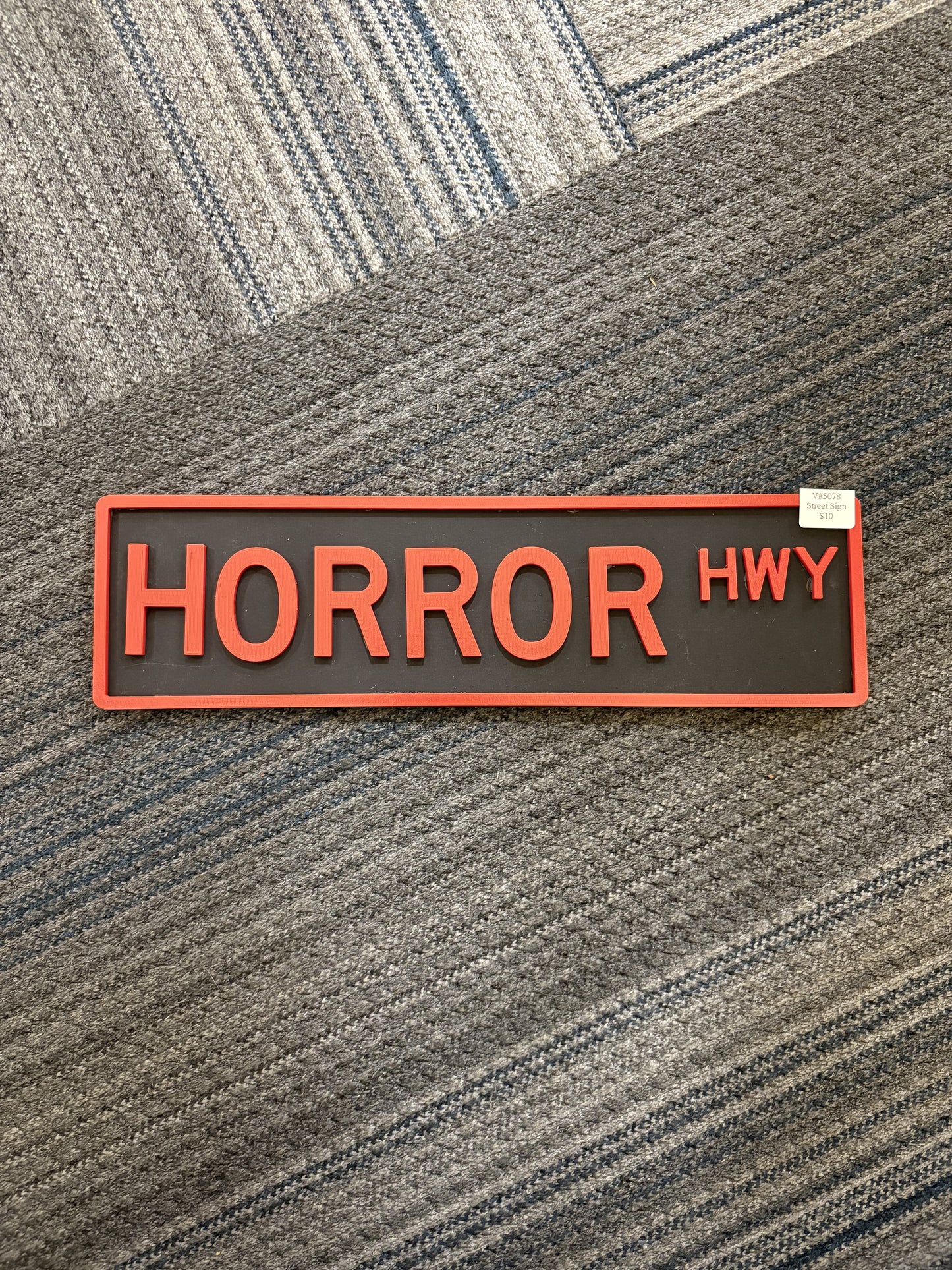 Horror Street Sign