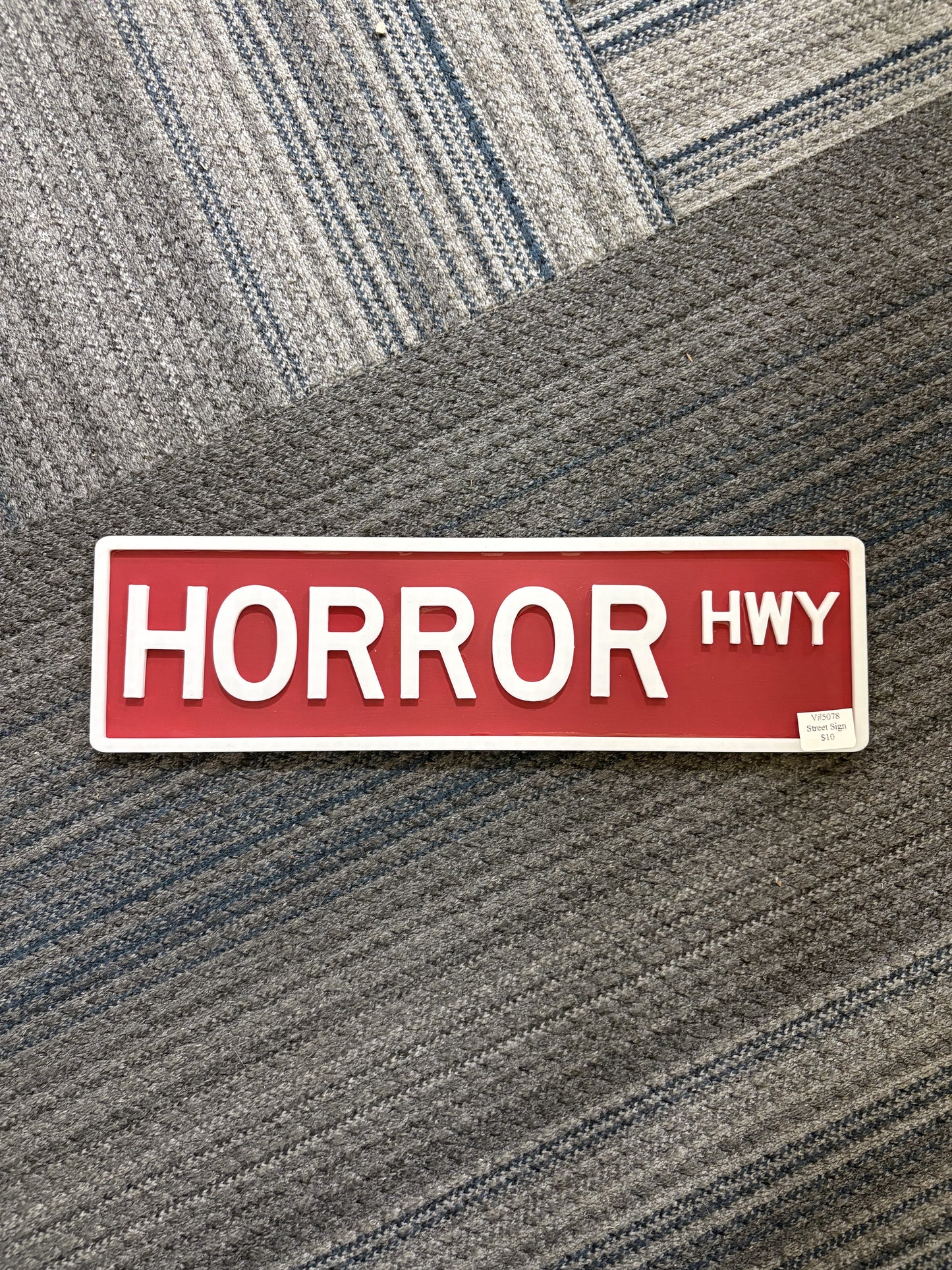 Horror Street Sign