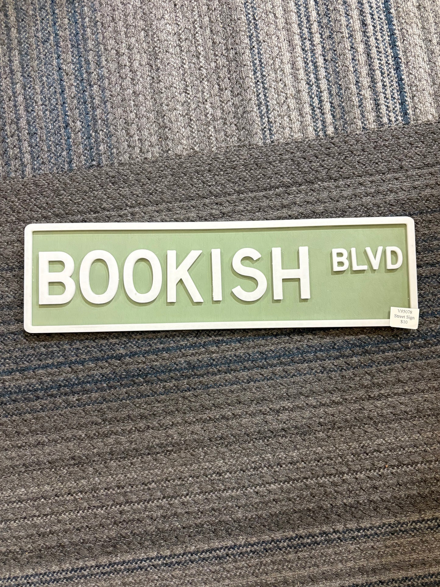 Bookish Street Sign