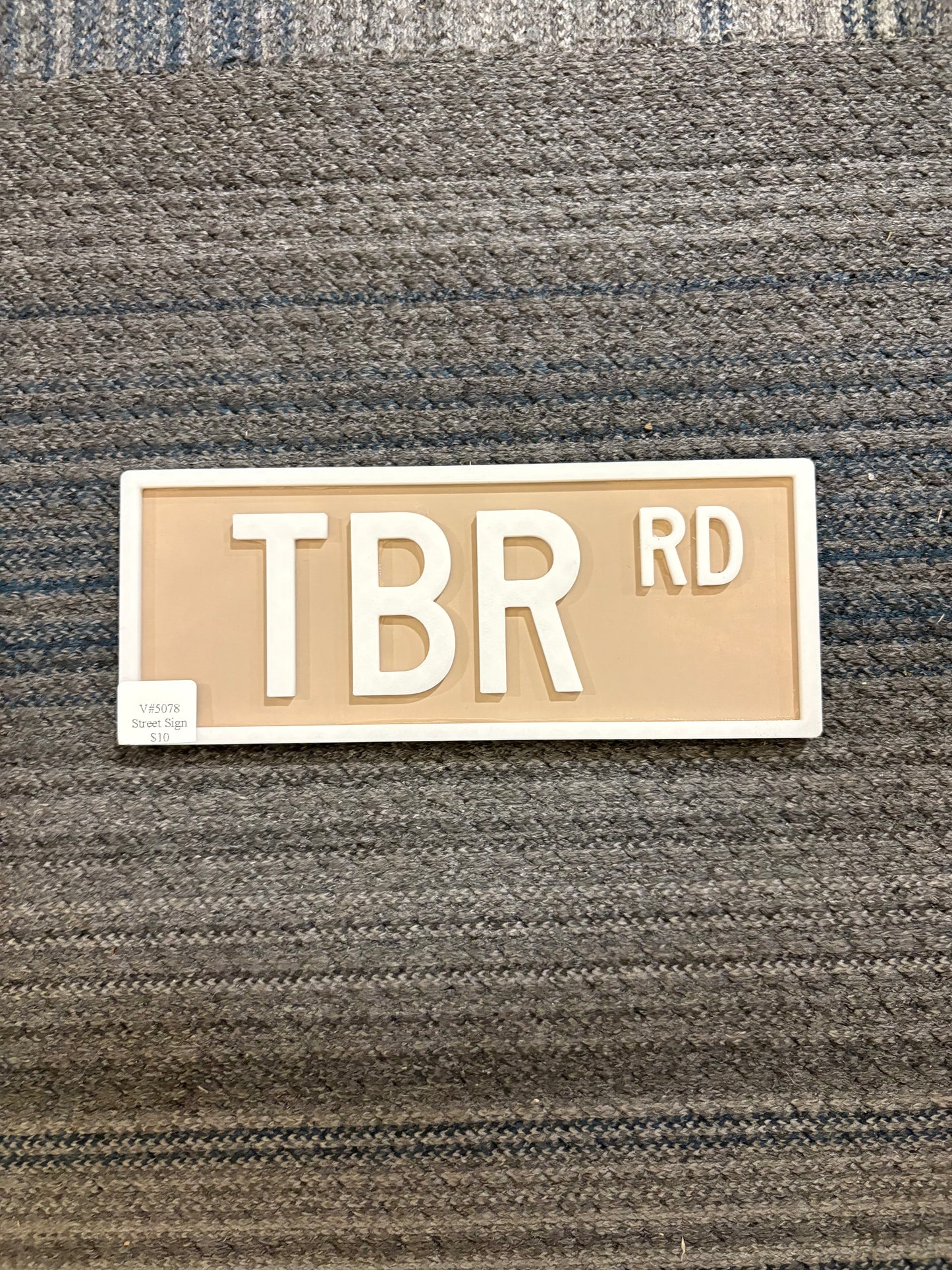 TBR Street Sign