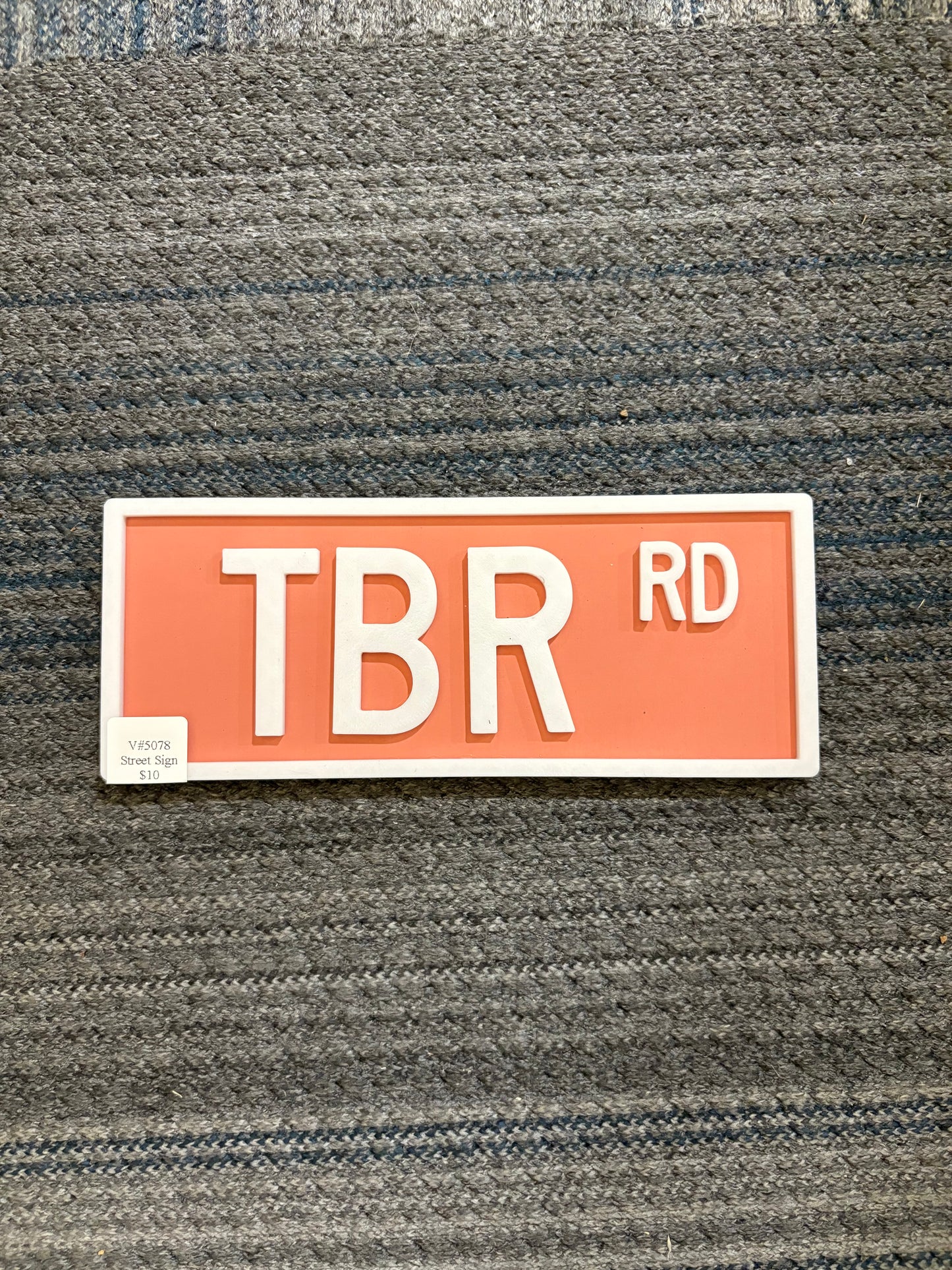 TBR Street Sign