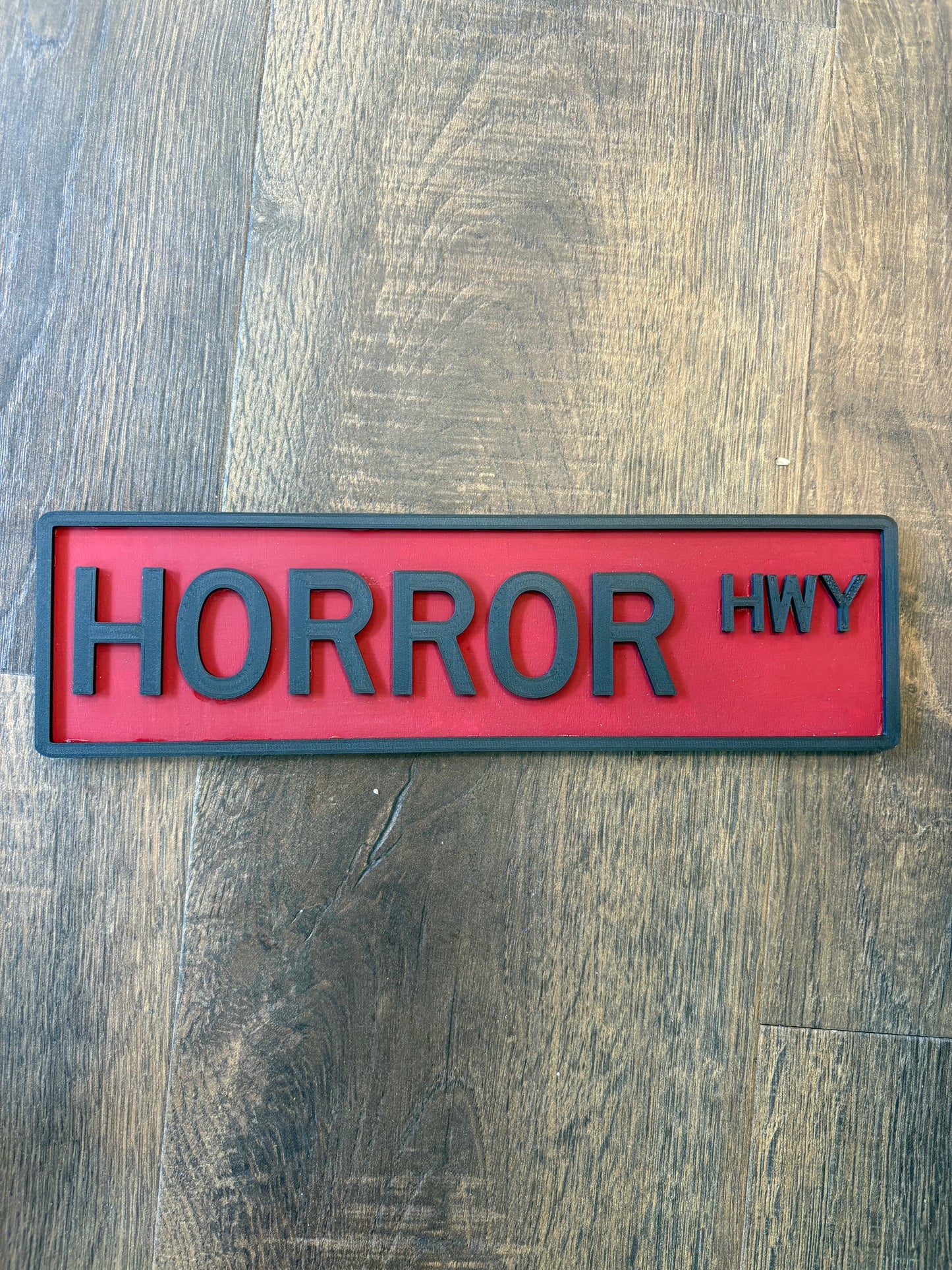 Horror Street Sign