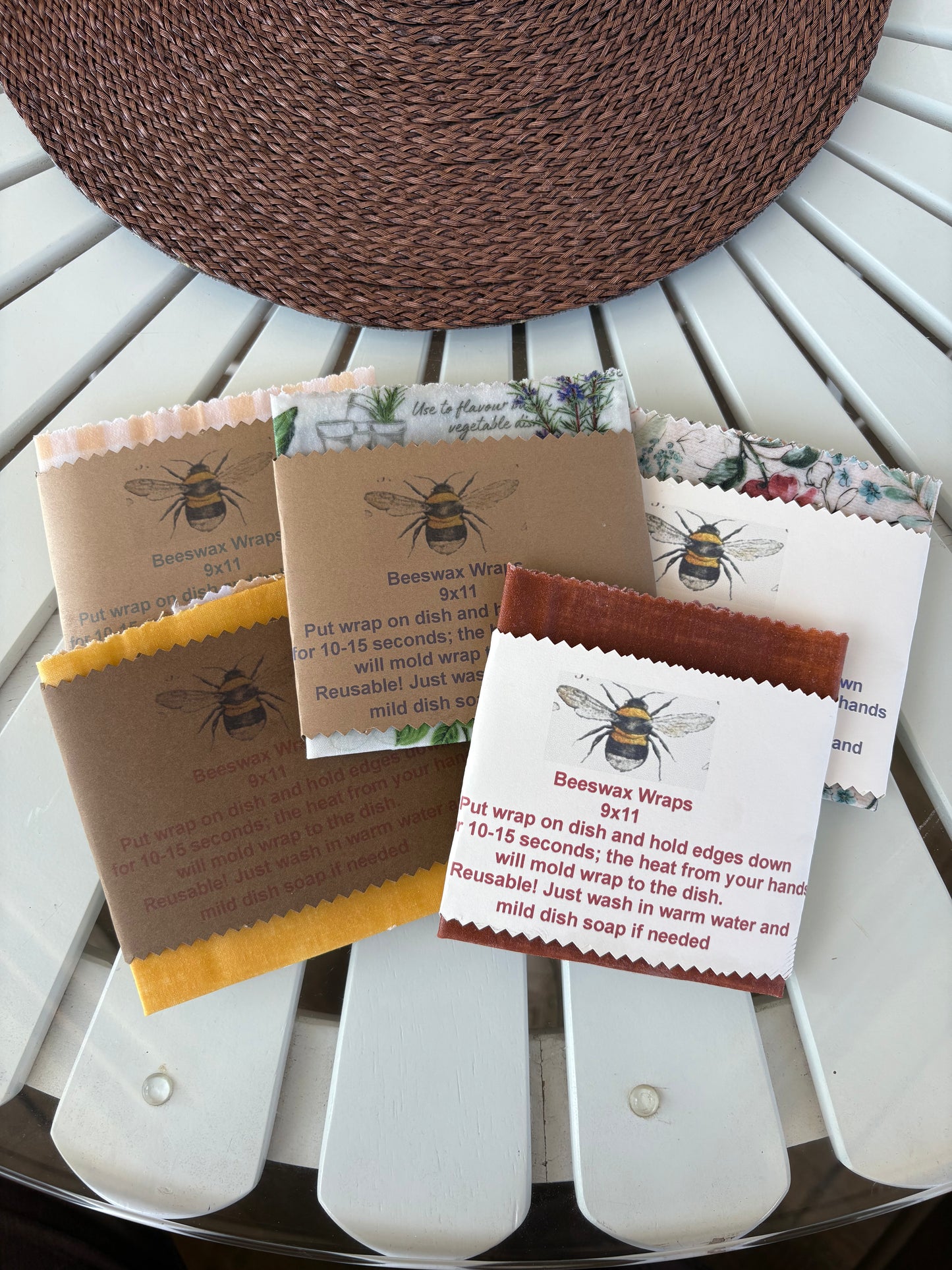 Beeswax Wraps (9"x11")