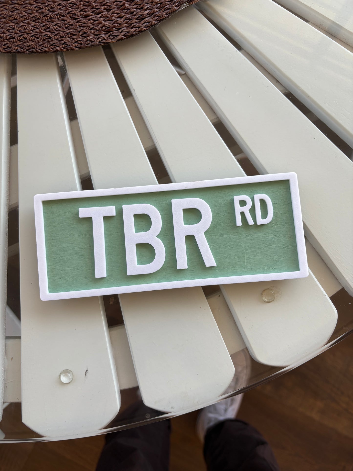 TBR Street Sign