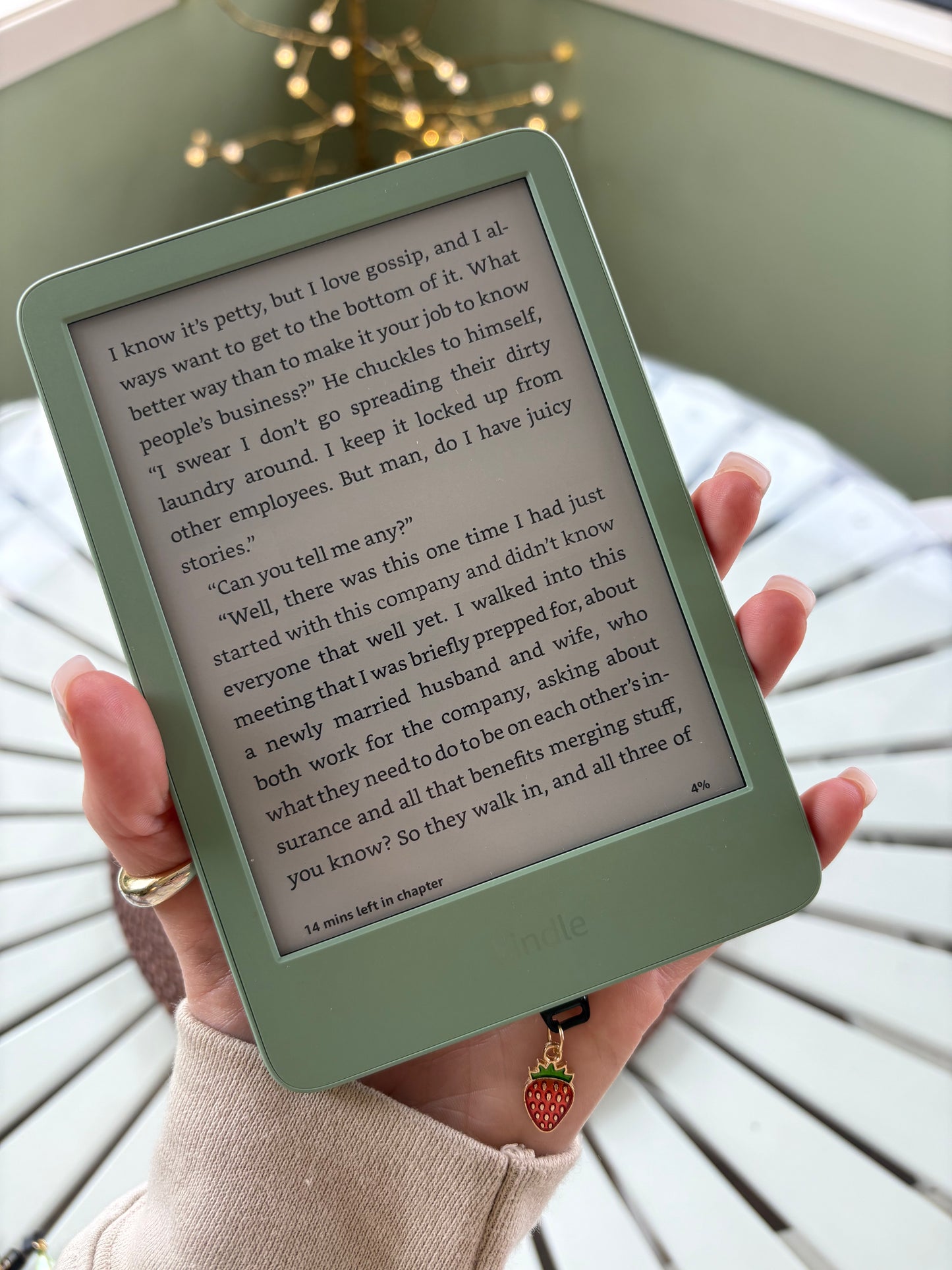 Strawberry Kindle Charm