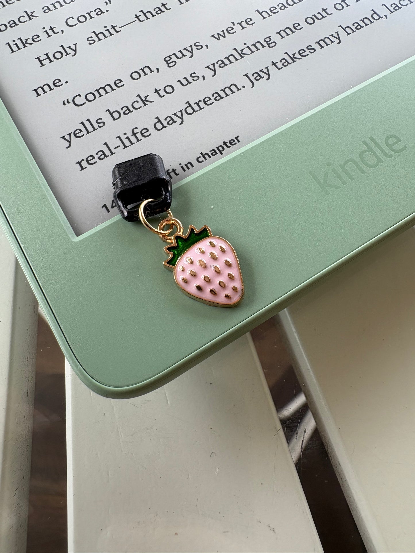 Strawberry Kindle Charm