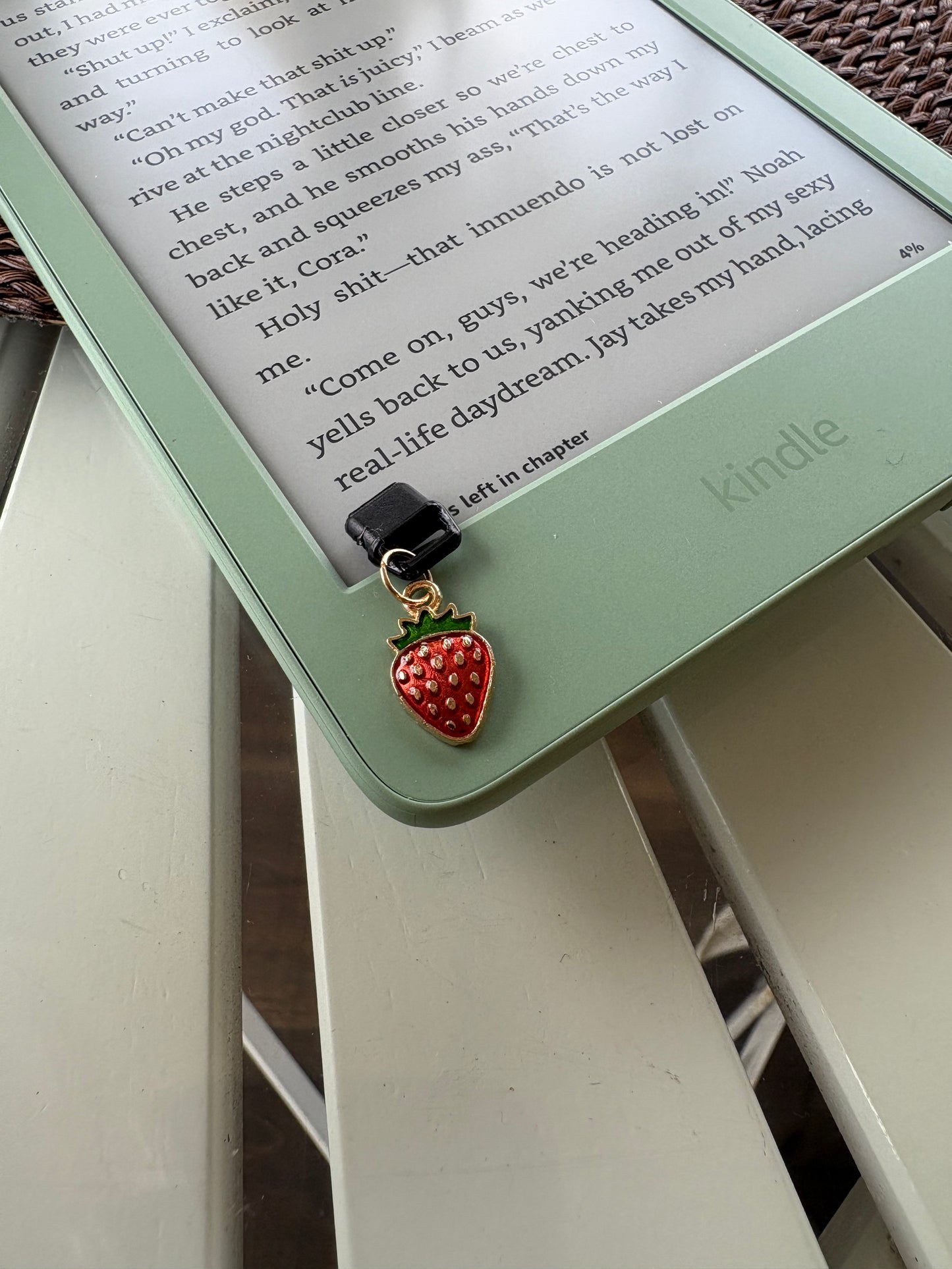 Strawberry Kindle Charm