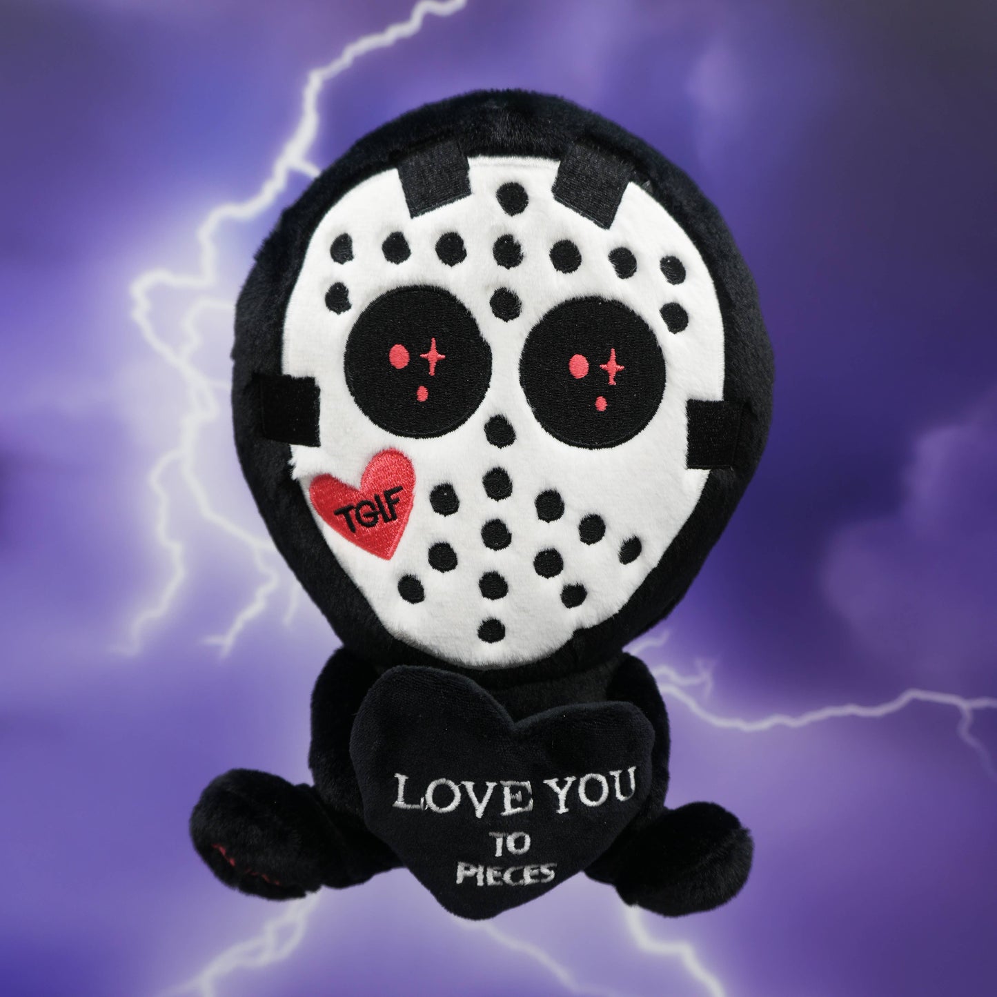 "Love You to Pieces" Hockey Killer Plush