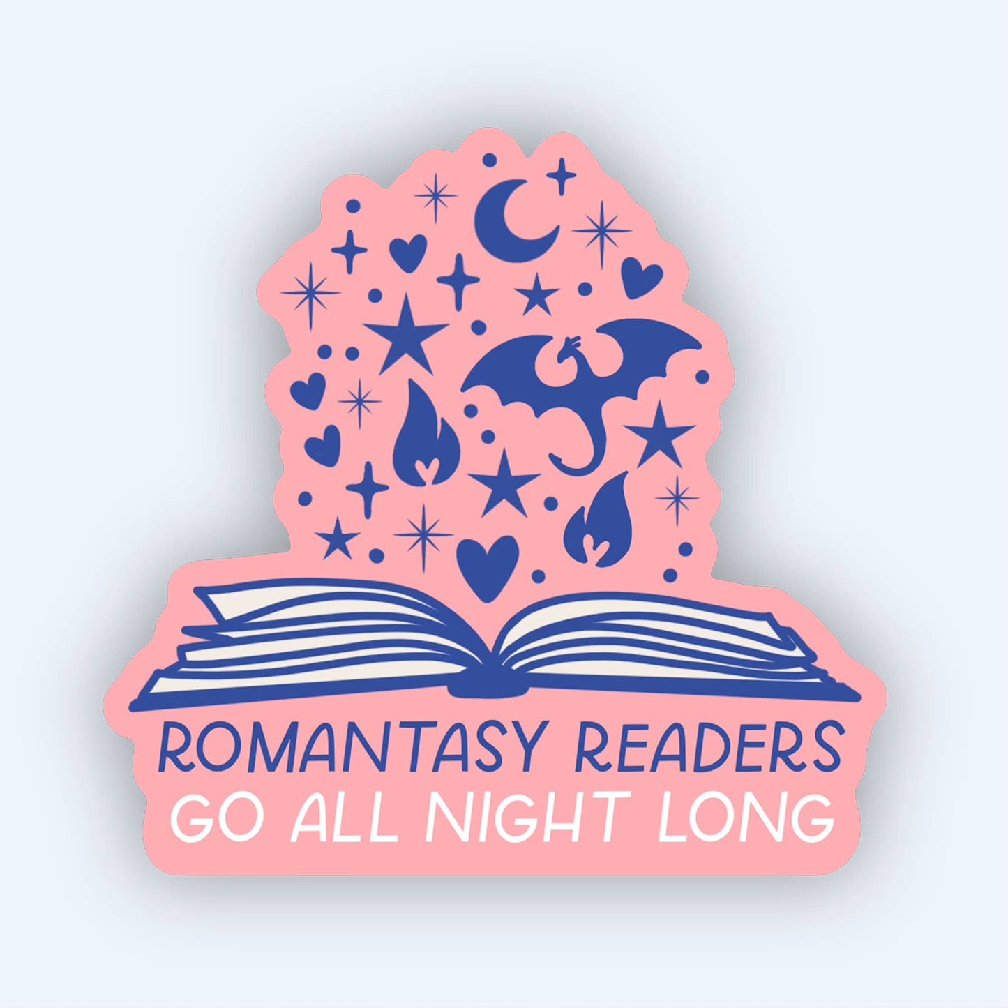 Romantasy Readers Sticker | Romance Books, Fantasy Stickers