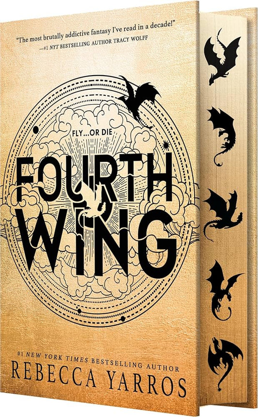 Fourth Wing by Rebecca Yarros - Wing and Flame Edition Hardcover