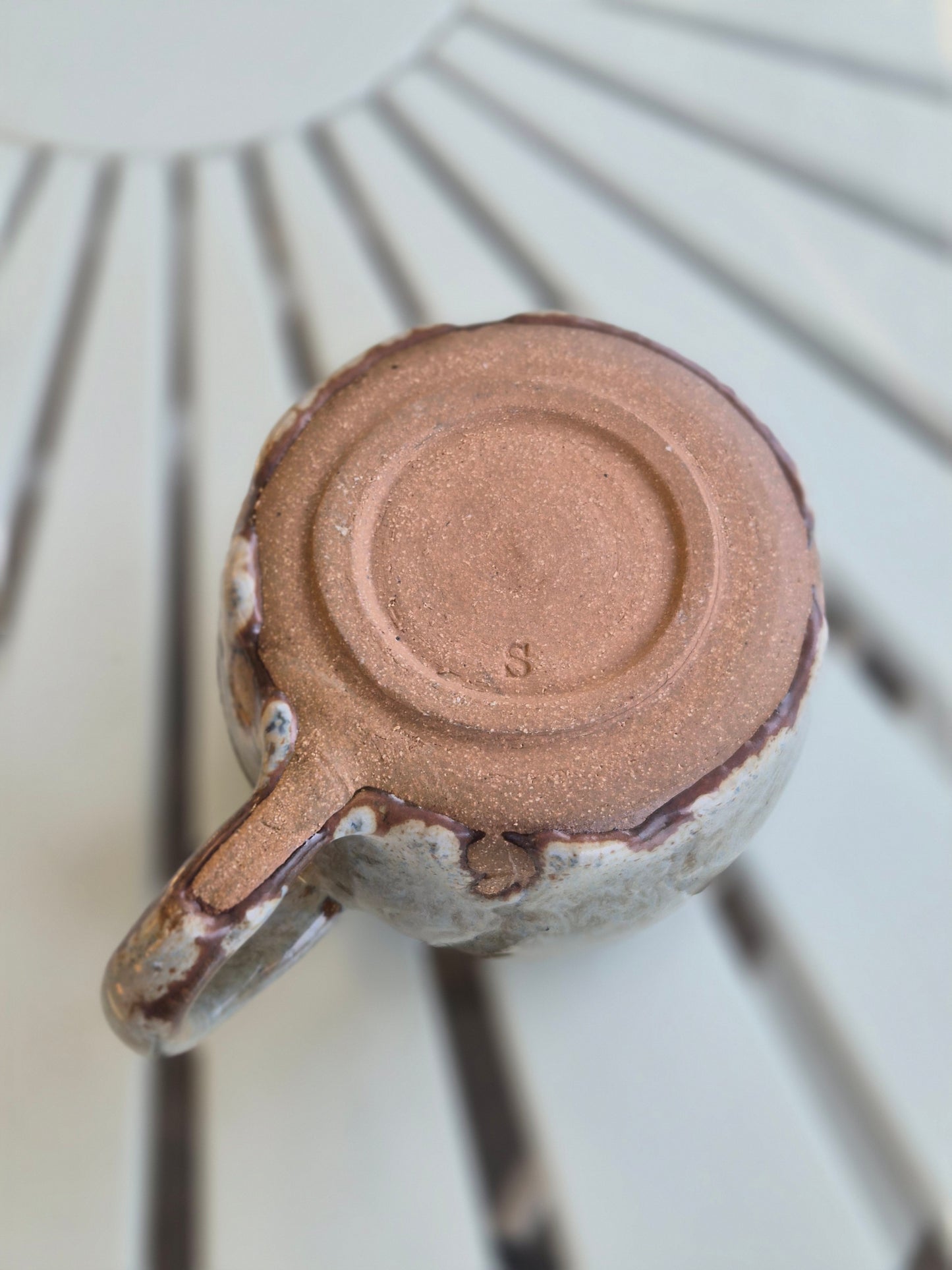 Earthy Green Handcrafted Ceramic Mug - Microwave & Dishwasher Safe!