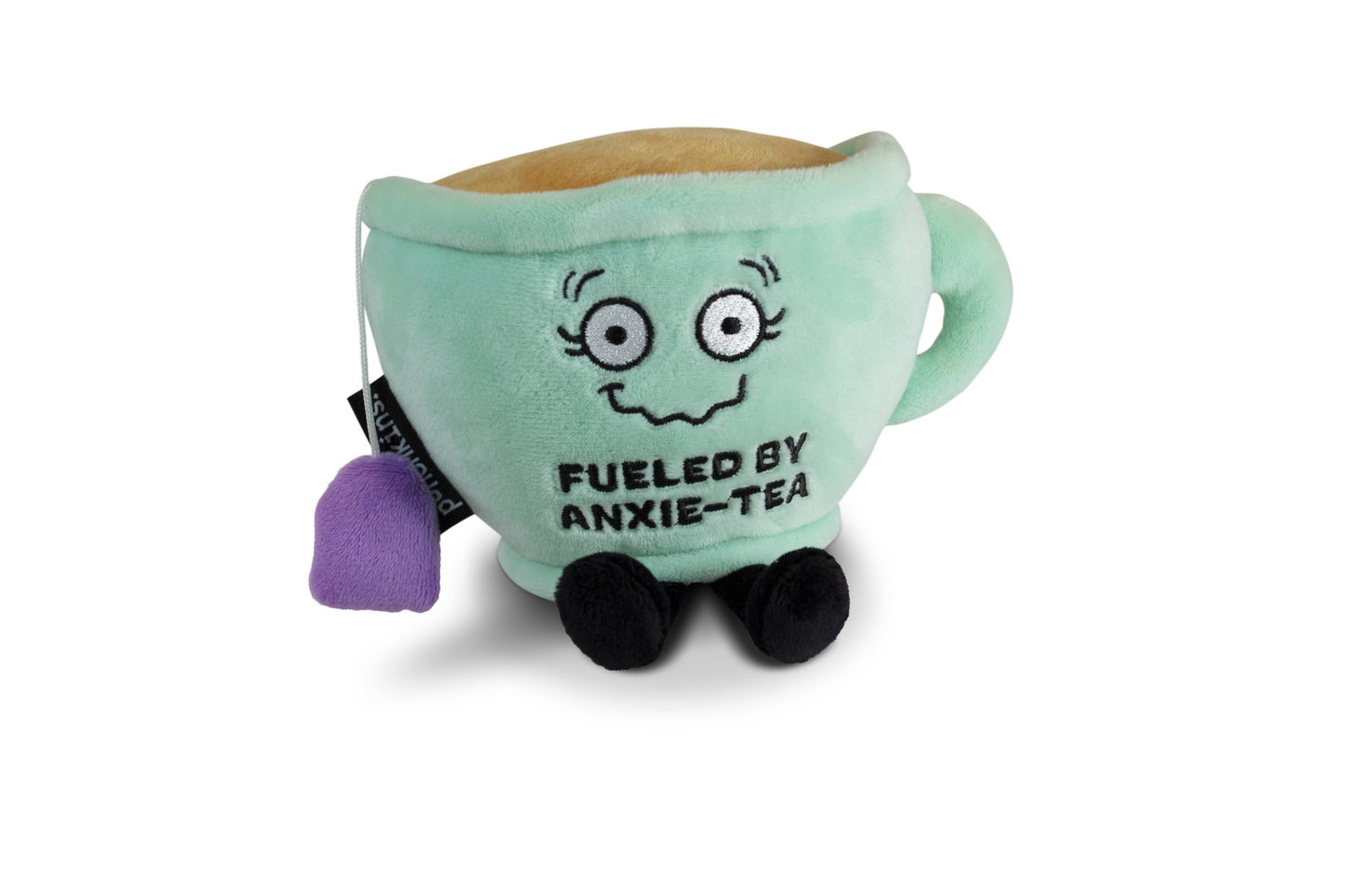 "Fueled by Anxie-Tea" Plush