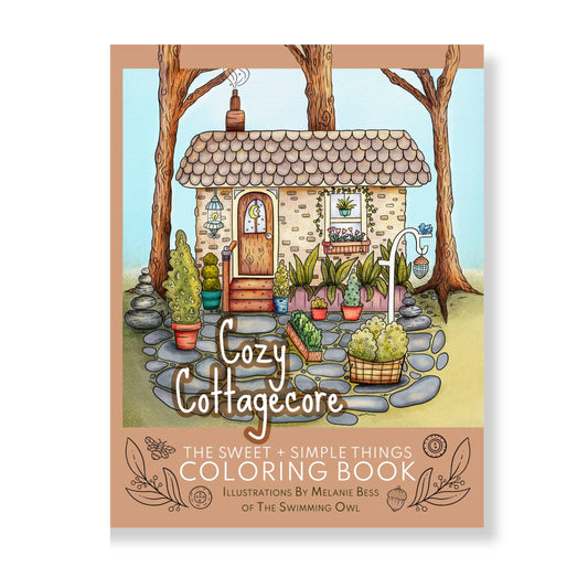 Cozy Cottagecore Coloring Book