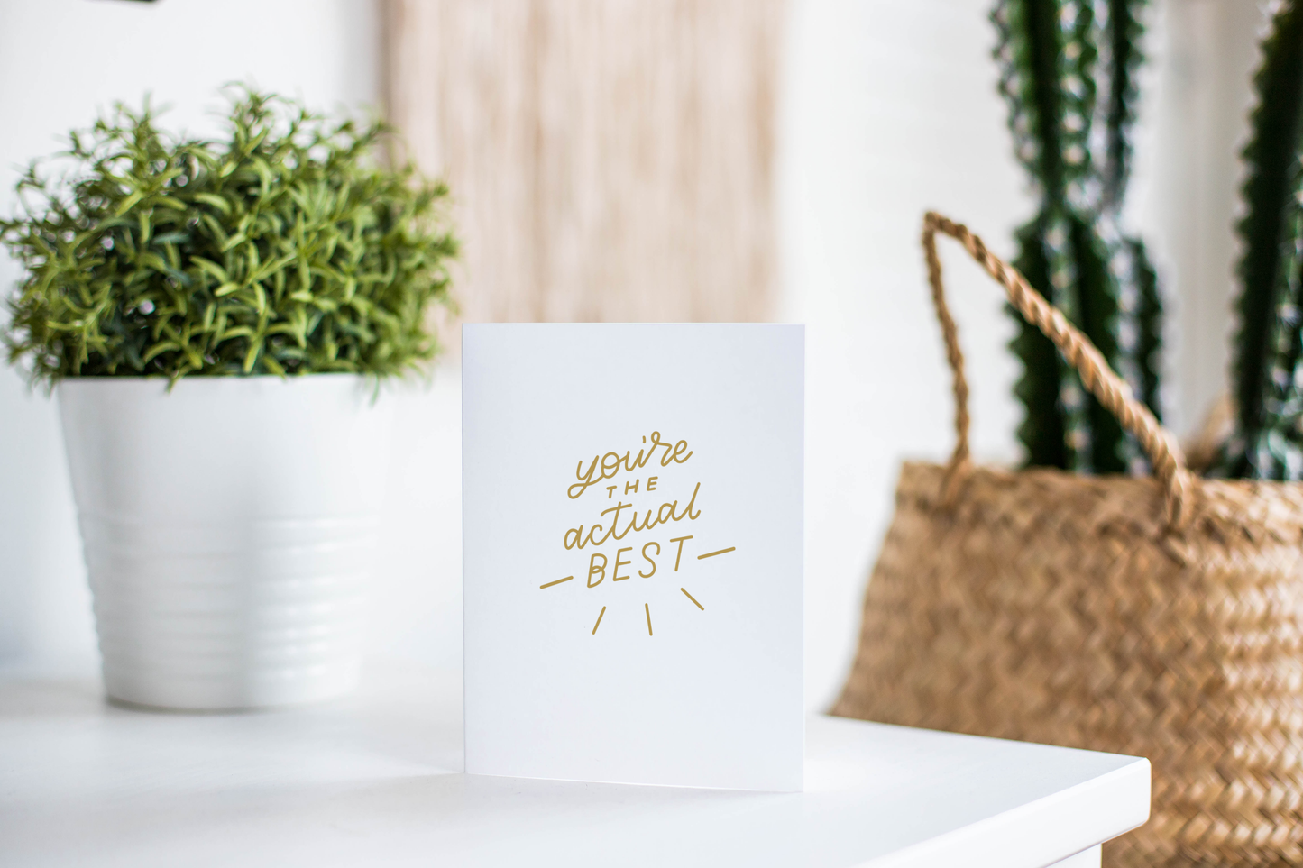 Actual Best Greeting Card | Thank You Cards