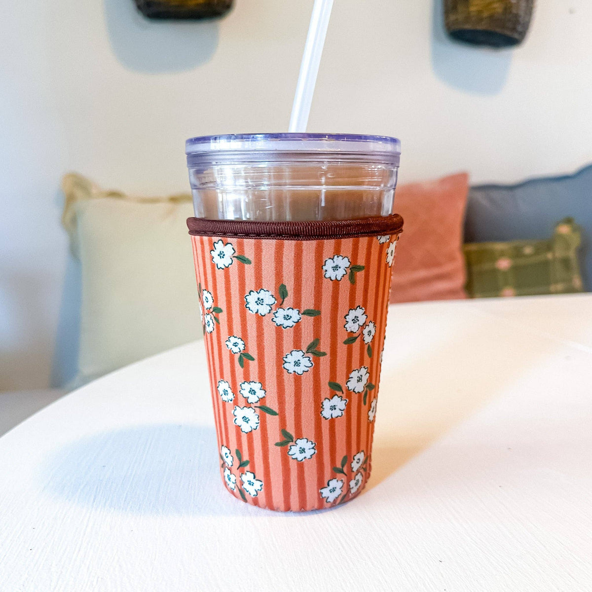 Autumn Blossom | Reusable Coffee Sleeve