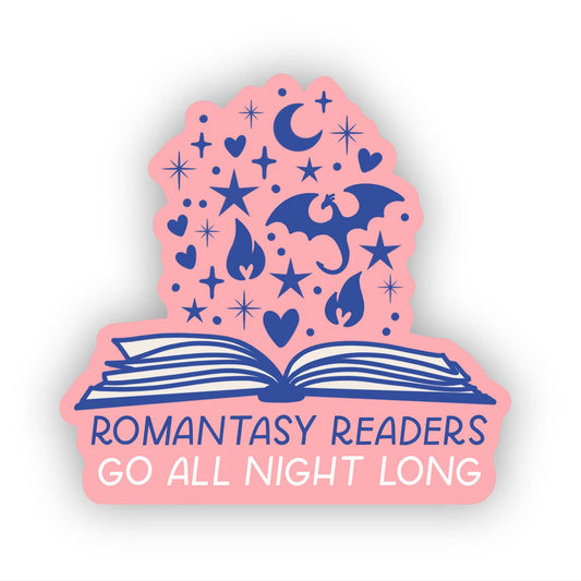 Romantasy Readers Sticker | Romance Books, Fantasy Stickers