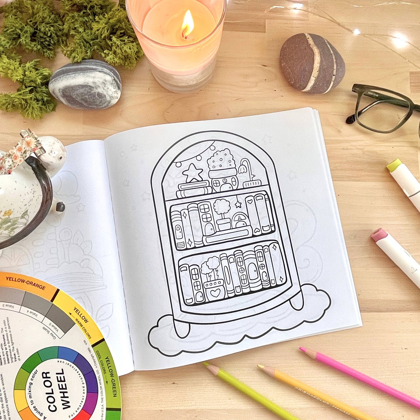 Charming Escape Coloring Book