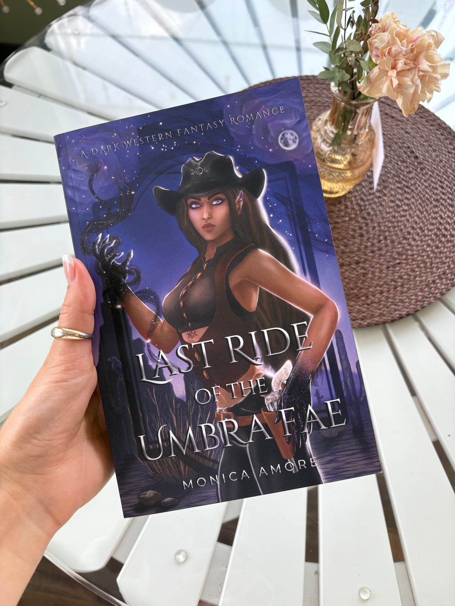 Last Ride Of The Umbra Fae by Monica Amore - Signed Copy & Sprayed Edges