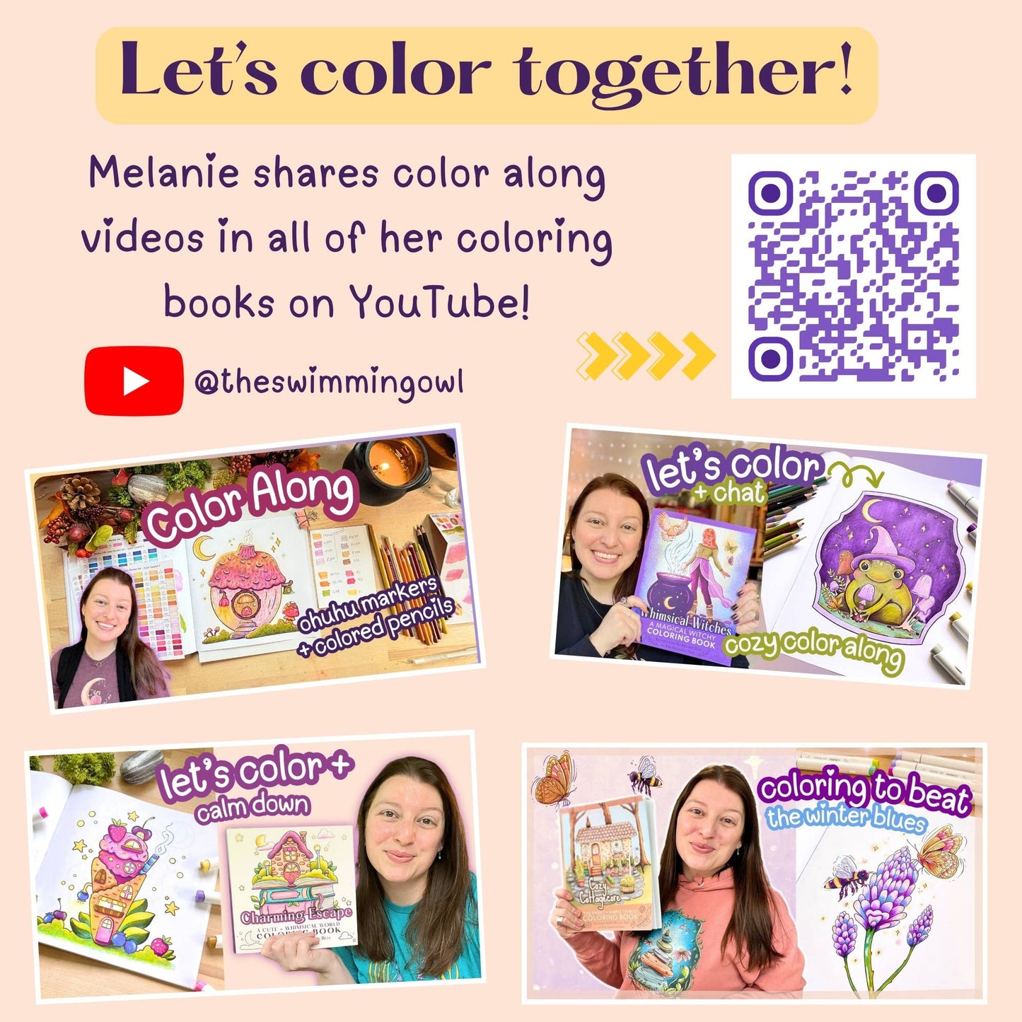 Whimsical Witches Coloring Book