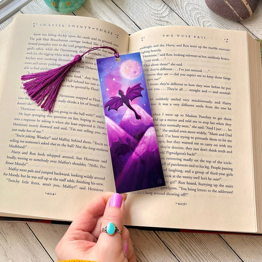 Dragon Bookmark by The Swimming Owl