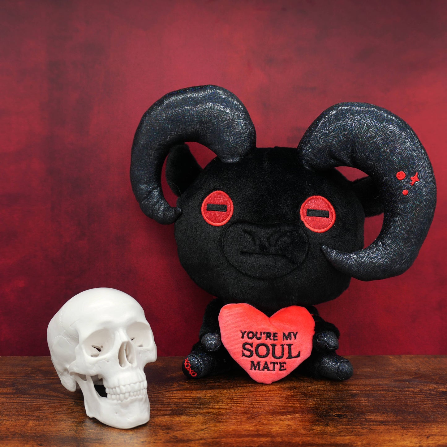 "You’re My Soulmate" Devil Goat Plush