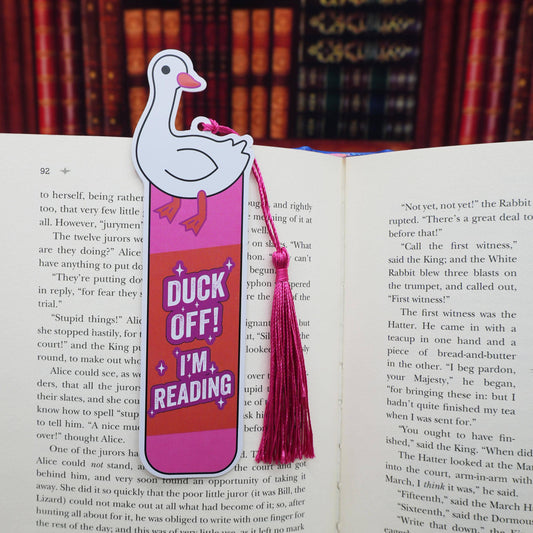 Bookish Bookmarks - “Duck Off, I’m Reading”