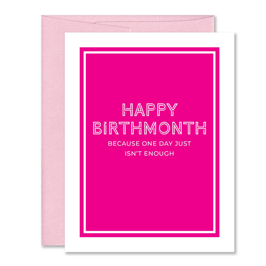 Happy Birthmonth Card