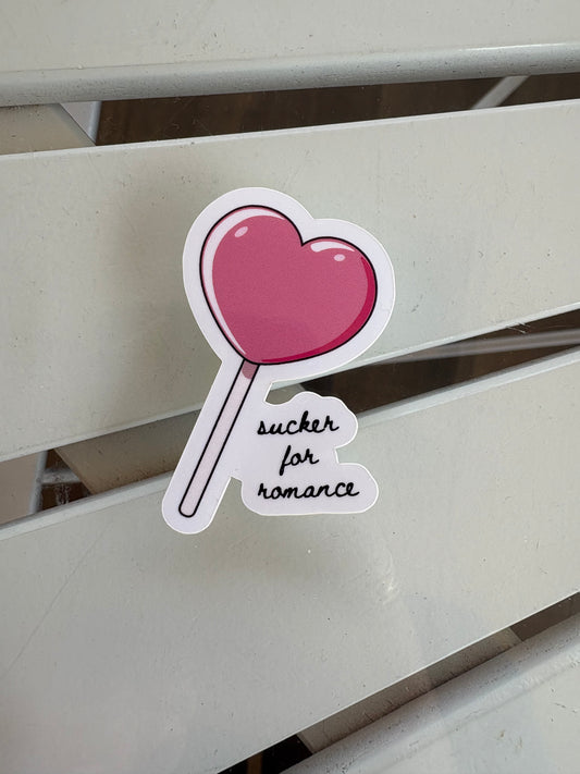 Sucker For Romance Sticker