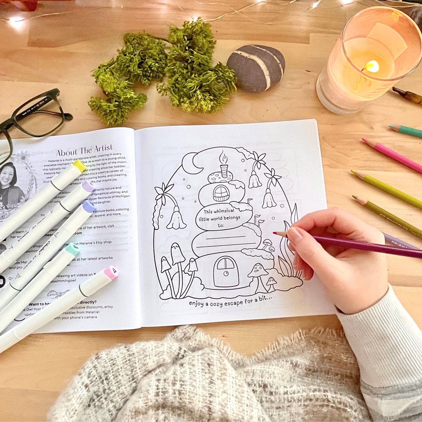 Charming Escape Coloring Book