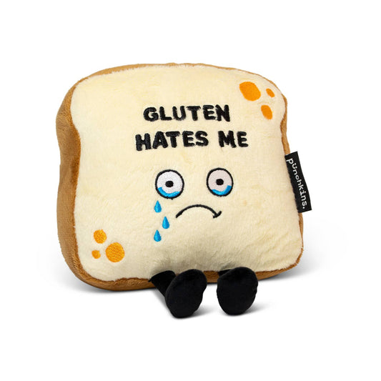 Funny Bread Plush Cute Gift  Gluten Hates Me  Soft Toy