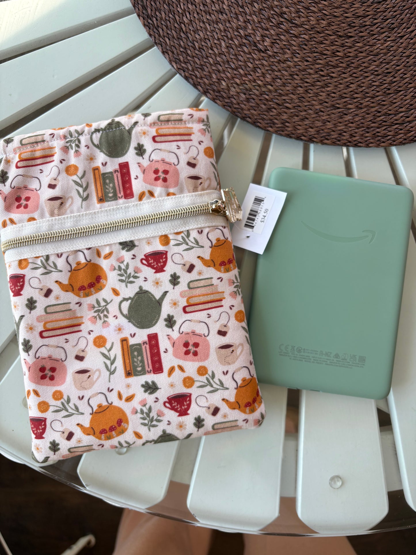 Small Padded Book Sleeve (great for a traditional kindle)
