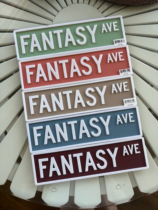 Fantasy Street Sign