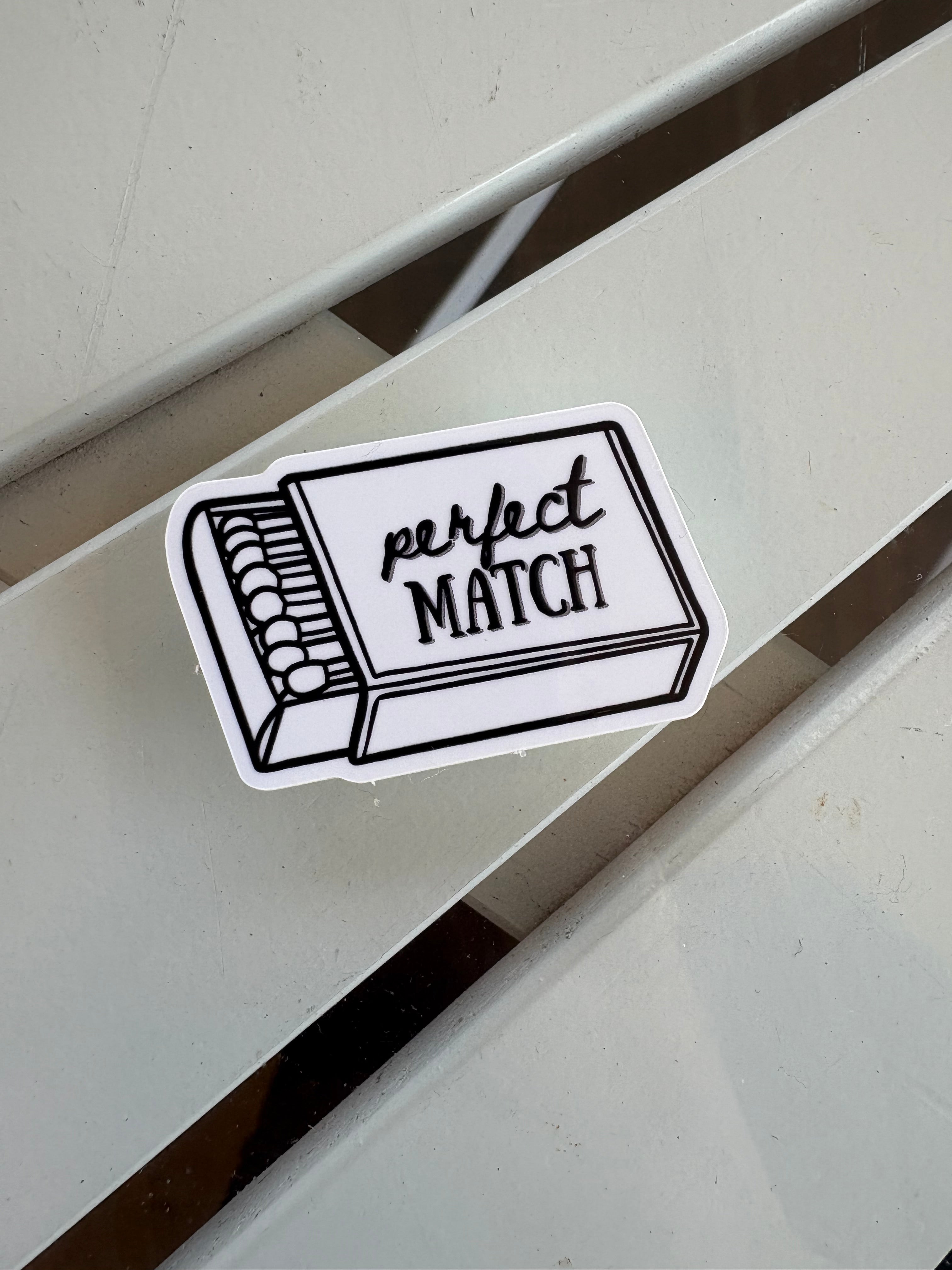 Perfectmatch Sticker Perfect Match Sticker – Pages & Peonies