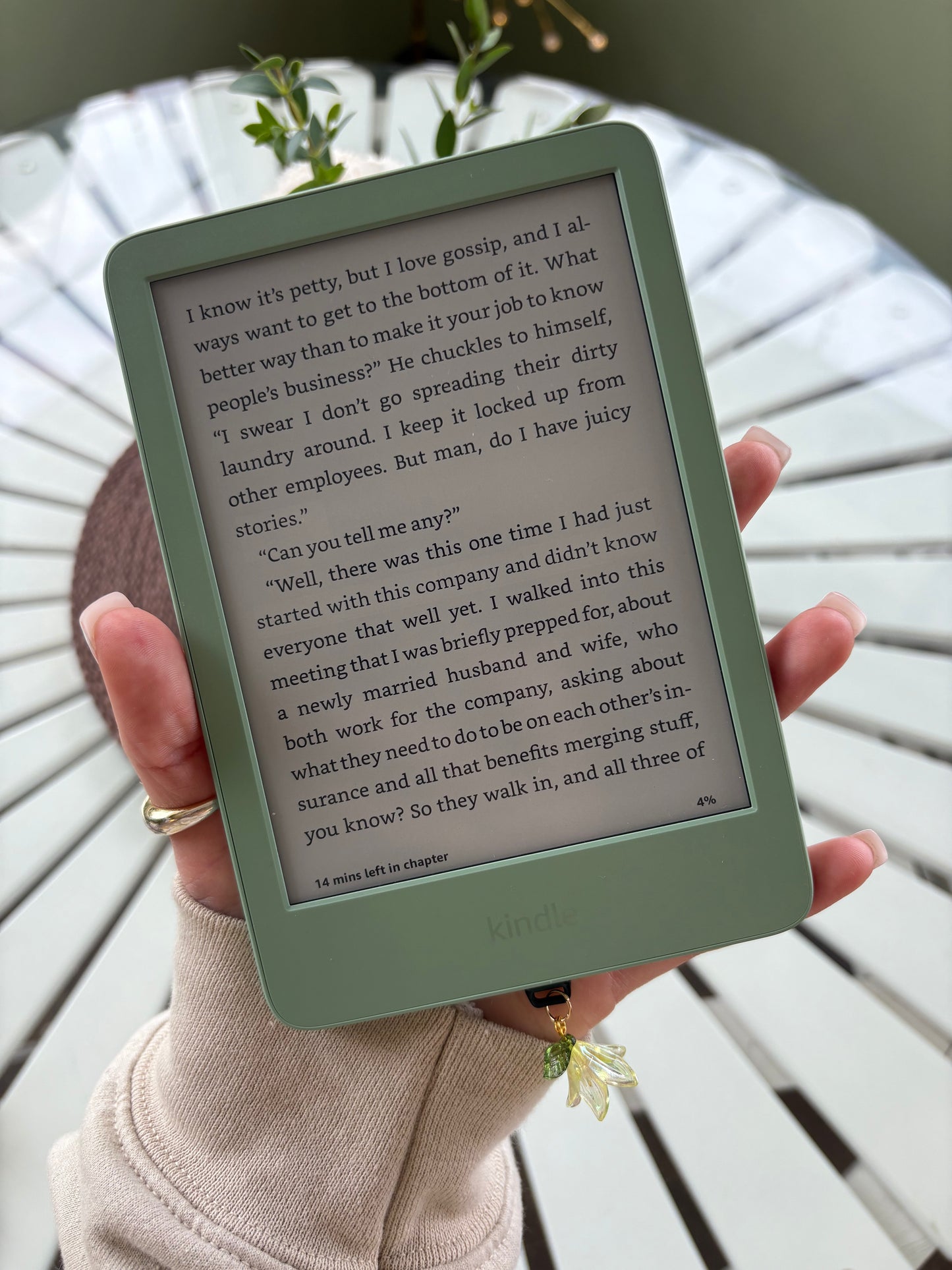 Flower Kindle Charm