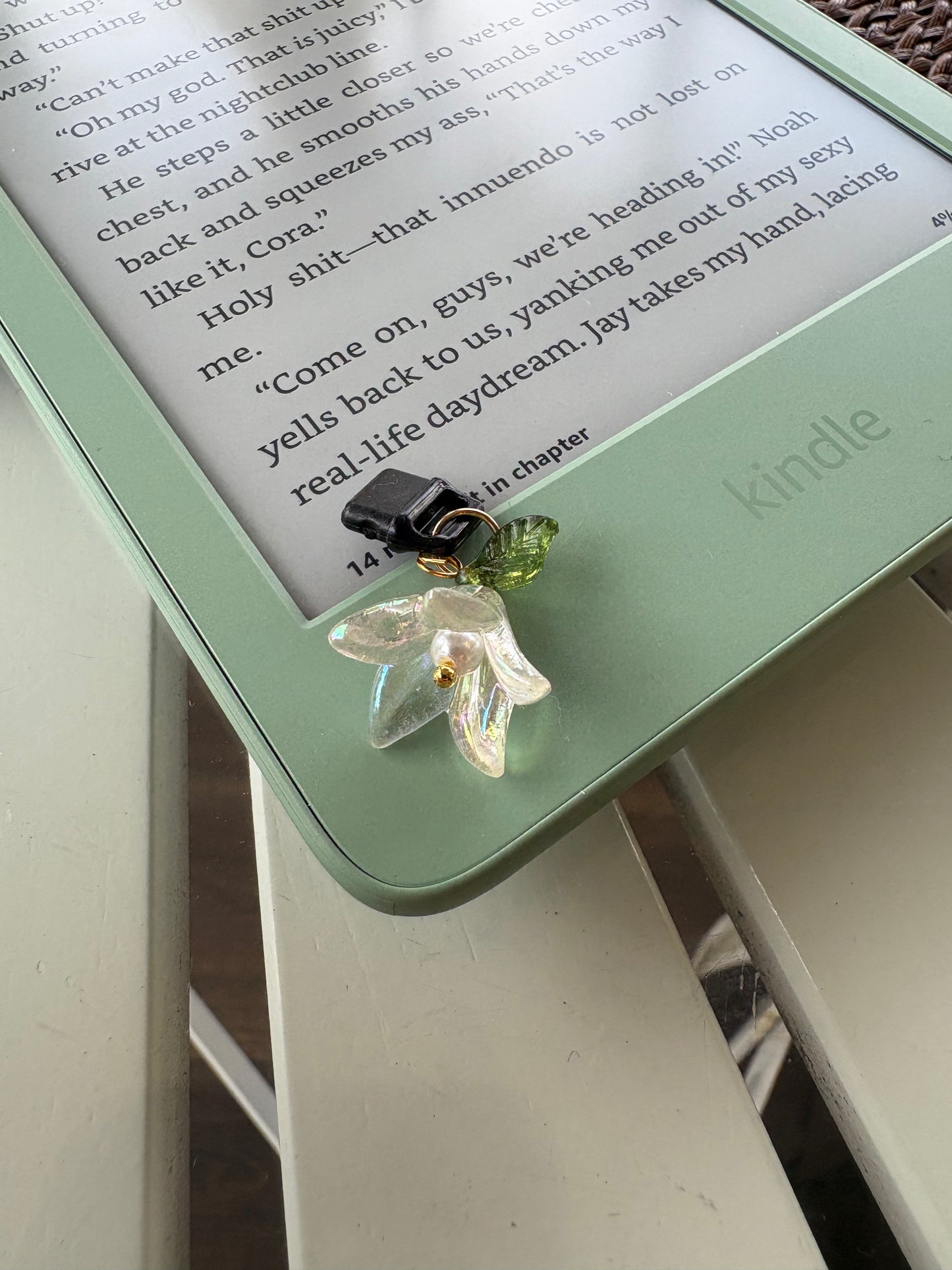 Flower Kindle Charm