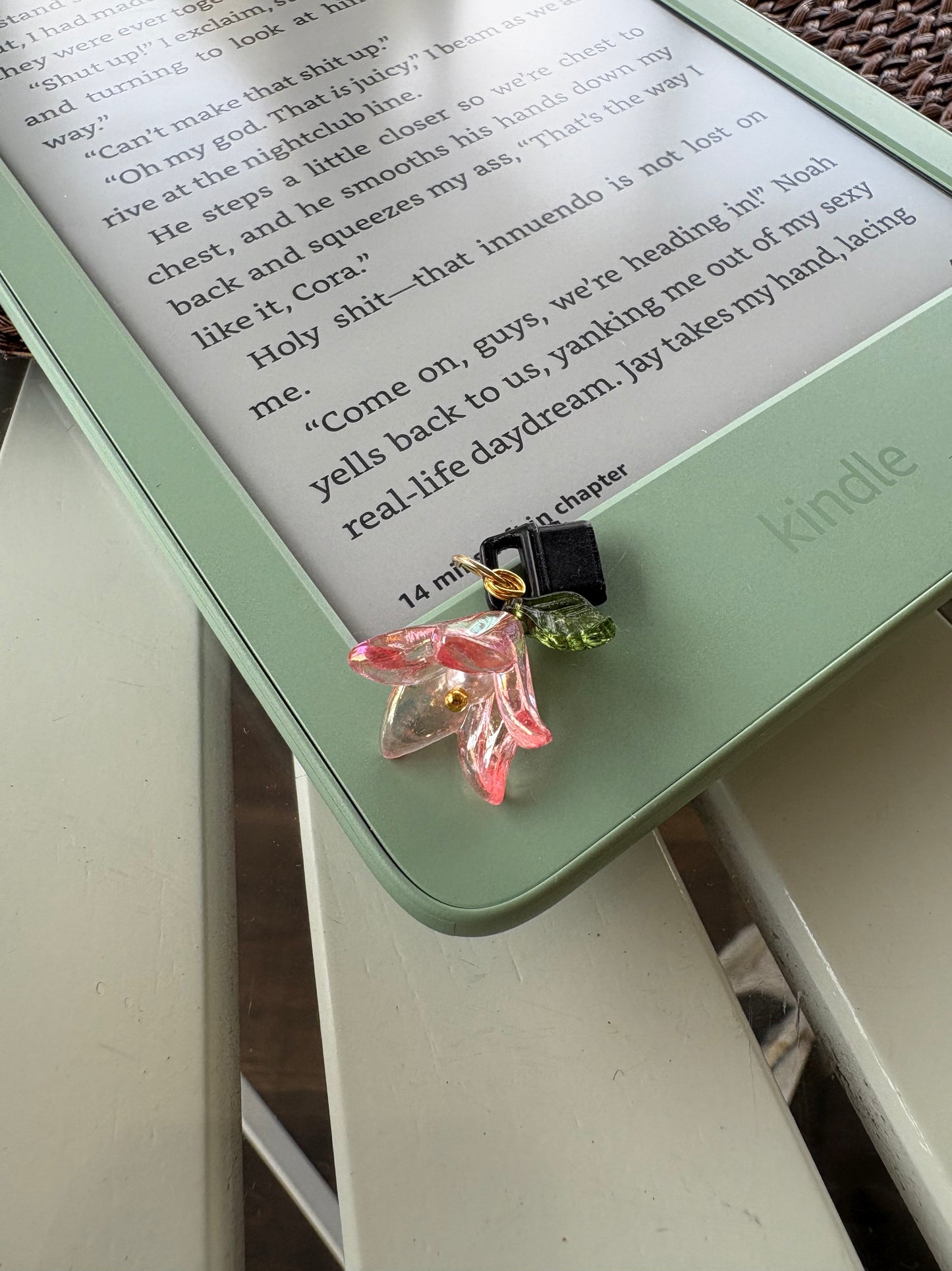 Flower Kindle Charm