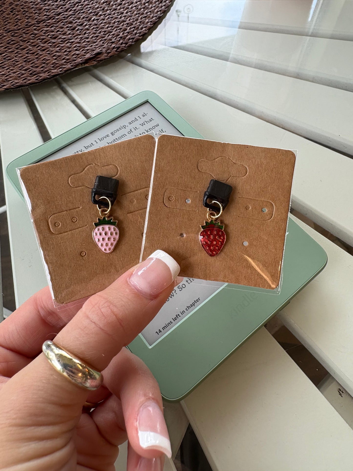 Strawberry Kindle Charm