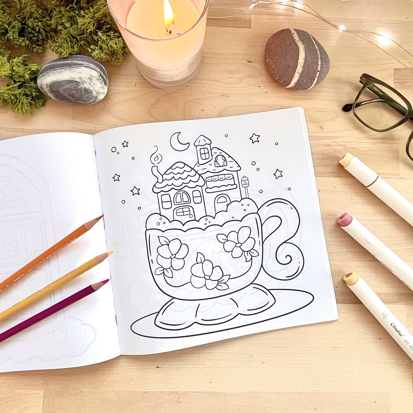 Charming Escape Coloring Book