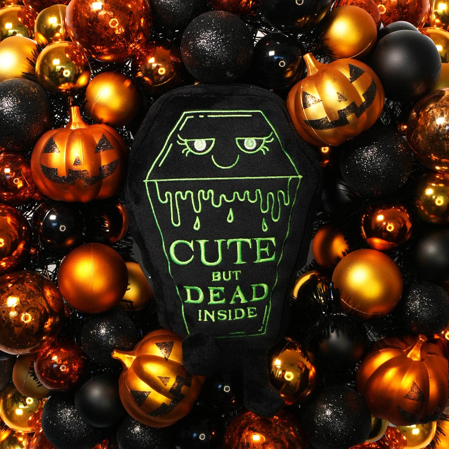 "Cute But Dead Inside' Coffin Plush