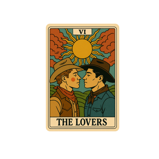 The Lovers Tarot Card Sticker